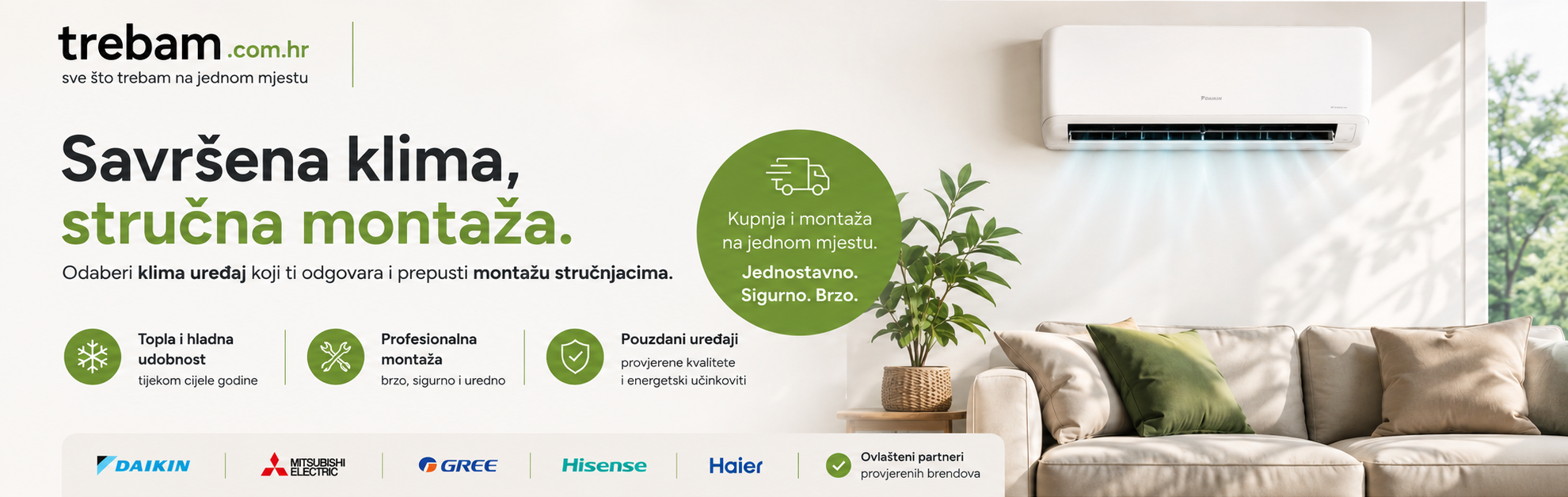 Savršena klima, stručna montaža